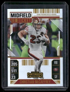 2024 Panini Contenders #86 Christian McCaffrey Midfield Ticket #/50 - Picture 1 of 2