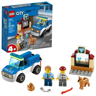 Lego City Police Dog Unit Building Set 60241, 67 Piece - Image 1 of 3