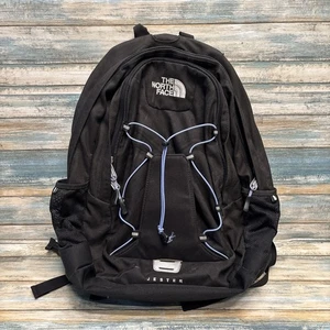 The North Face Jester Backpack Black FlexVent Laptop Daypack School Travel - Picture 1 of 8