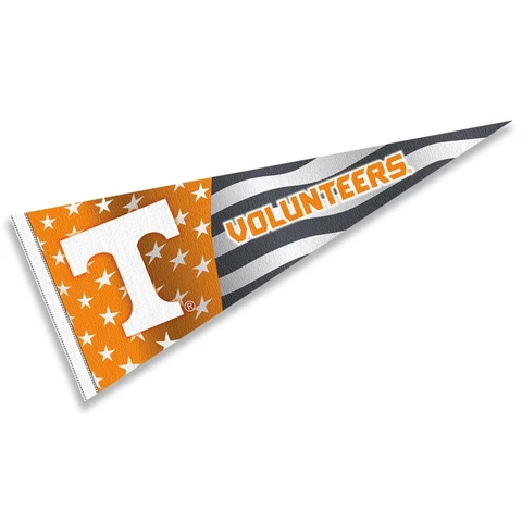 Tennessee Volunteers Nation USA Stars and Stripes Pennant Full Size Pennant Cover