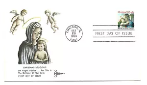 1939 Christmas 1981, Madonna, GillCraft FDC - Picture 1 of 1