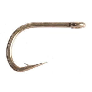 DAIICHI 510HD STEELHEAD HOOK (BRONZO) - Ganci per legare mosche uova salmone - Confezione da 25 NUOVO - Foto 1 di 1