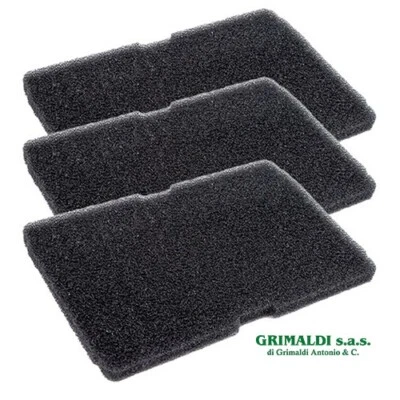 KIT 3 FILTRI SPUGNA IN POLIURETANO PER ASCIUGATRICE SMEG 782372152 - Immagine 1 di 4