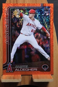 2025 Topps Samuel Aldegheri ROOKIE! ORANGE HOLOFOIL /25 - Picture 1 of 2