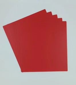 LOT DE 10 INTERCALAIRES ROUGES EN PLASTIQUE POUR VOS VINYLES 45T 45 TOURS ! - Bild 1 von 1