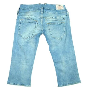 Herrlicher Pitch Short Damenjeans Shorts gr. W31 Regular Denimshorts hellblau - Picture 1 of 6