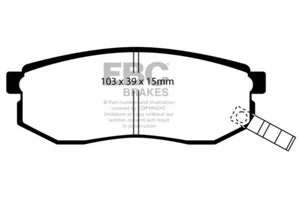 Pastillas de freno traseras EBC Ultimax para Kia Joice 2.0 (99 > 02) - Imagen 1 de 1