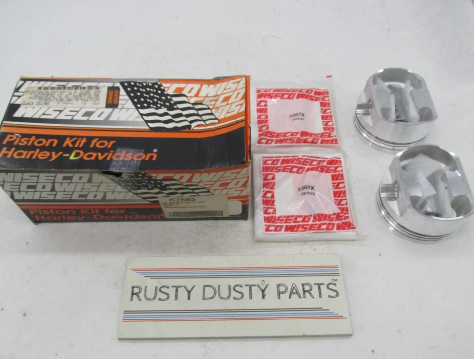 Kit de pistón Wiseco Harley-Davidson Sportster 883cc a 1200cc Evo K1683 Foto 1 de 4
