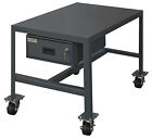 Durham MTDM182424-2K195, Mobile Machine Table with Drawer, 24"x18"x24"