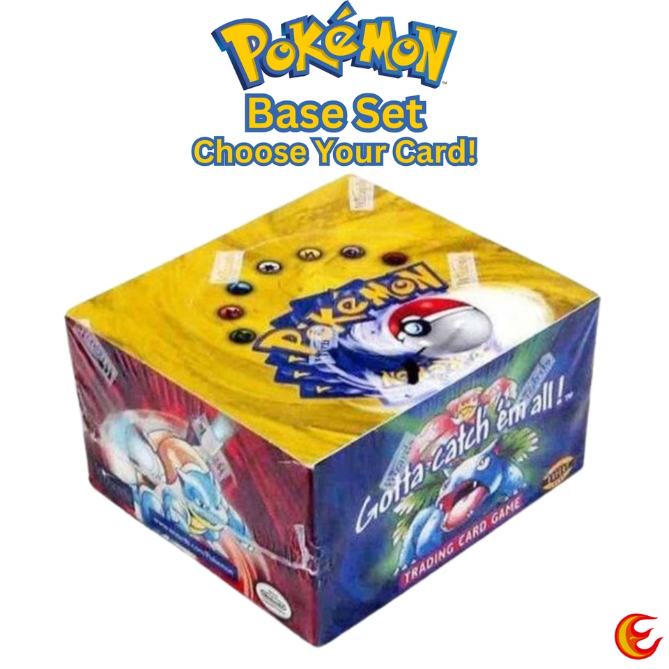 Pokémon Base Set - Choose Your Card 1999 - LP/NM WoTC Wizards of The Coast - Image 1 of 1