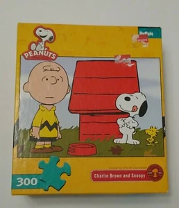 Charlie Brown and Snoopy Buffalo 300 Piece Jigsaw Puzzle Peanuts Mosaic   - Picture 1 of 5