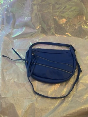 Bolsa azul vibrante, tiracolo com zíper da Bongo - Imagem 1 de 4