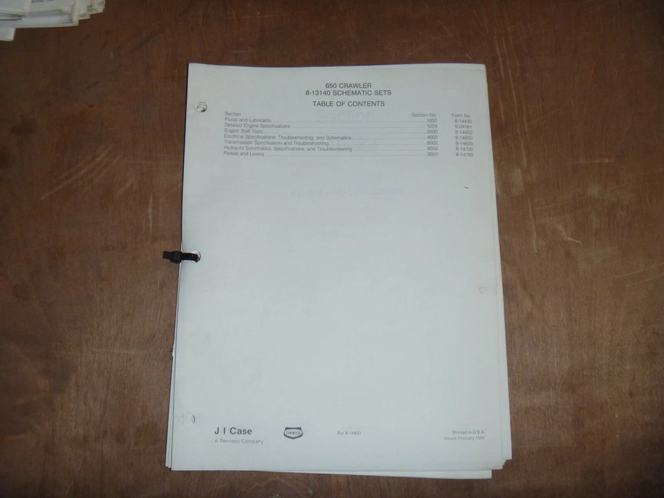 J I Case 650 Crawler Dozer Electrical Wiring Diagram Schematic Manual Set - Image 1 of 1