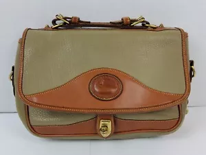 Vintage Dooney & Bourke All Weather Leather Top Handle Handbag Purse - Picture 1 of 16