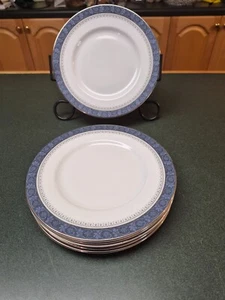 Royal Doulton Sherbrooke Piatto Insalata 8" Set di 8 H5009 EX Condizione - Foto 1 di 4