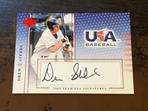DREW STUBBS auto 2004 Upper Deck USA Baseball #d /595 - Picture 1 of 2
