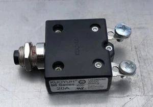KUOYUH Circuit Breaker 98 Series 20A 125/250VAC 32VDC-50VDC 50/60Hz (1Pcs) - Picture 1 of 4