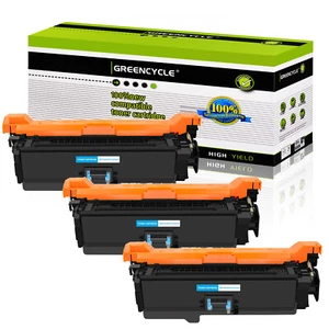 3PK Toner for HP CE401A 507A LaserJet 500 Color M551n M551dn M570dn M575dn CYAN - Afbeelding 1 van 4