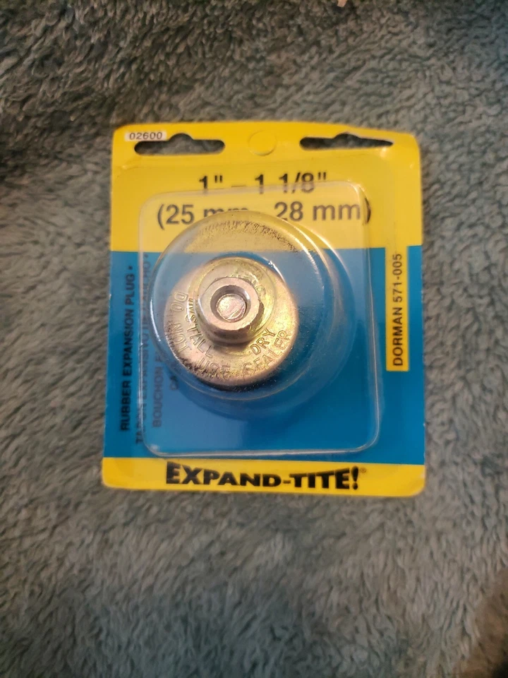 Enchufe de expansión Expand-Tite P/N:02600, 1 a 1-1/8”, Dorman de 25 mm a 28 mm Foto 1 de 4