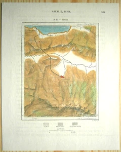 Mapa Perron 1884 Bursa (Brusa), Turquía, #96 - Imagen 1 de 1