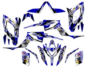 Kit de gráficos Raptor 700 Mayhem Blue Senge 2013-2020 compatible con Yamaha - Imagen 1 de 7