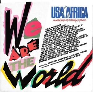 USA FOR AFRICA * PICTURE SLEEVE ONLY for YOUR 45 RPM * We Are The World 1985 USA - Picture 1 of 2