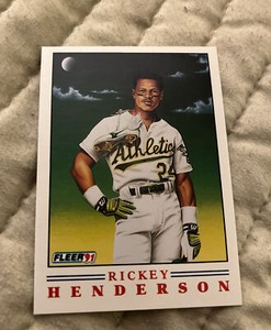 1991 Fleer Rickey Henderson HOF Pro Vision Factory Set #2 of 4