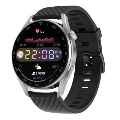 Women Men Smart Watch Fitness Activity Tracker Call Reminder for iOS Android - Image 1 of 4