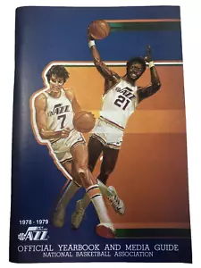 COPERTINA PETE MARAVICH 1978-79 NUOVA ORL JAZZ MEDIA GUIDE ANNUARIO ELGIN BAYLOR - Foto 1 di 8