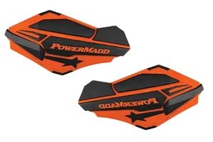 Powermadd Replacement Sentinel Hand Guards Handguards Orange Black Snow 34405 - Picture 1 of 4