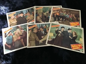 FOLLOW THE LEADER Original 1943 Lobby Card Set of six (6) Cards - East Side Kids - Bild 1 von 10