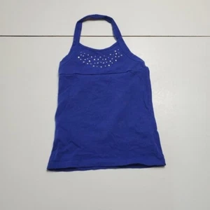 Sale Children's Place XS4 blue halter sparkle neck - Picture 1 of 6