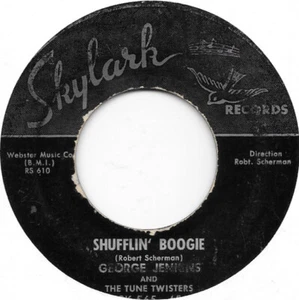GEORGE JENKINS Shufflin' Blues on Skylark jump blues R&B 45 HEAR - Picture 1 of 2