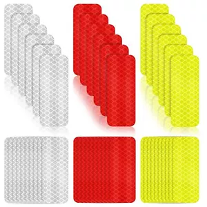 48 pegatinas de cinta reflectora para remolques, bicicletas, ropa - Picture 1 of 7