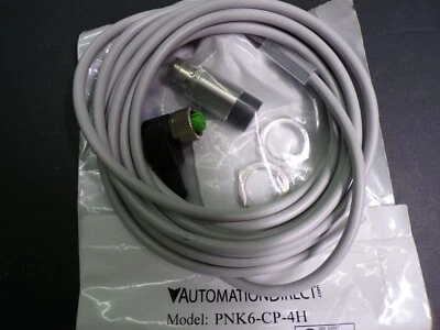 PNK6-AP-4H inductive proximity sensor with CD12M-0B-070-C1 cable 10' ,90 deg.  - Image 1 of 4