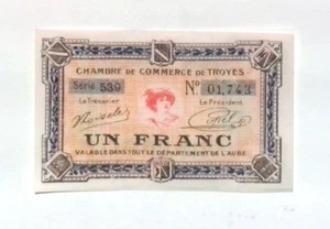 Billete de 1 franco Francia 1926 en muy buen estado - Imagen 1 de 2