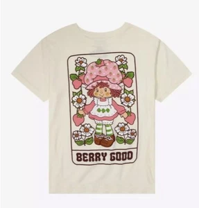 Strawberry Shortcake Tarot Boyfriend Fit Women’s Size Medium T-Shirt Retro Style - Picture 1 of 2