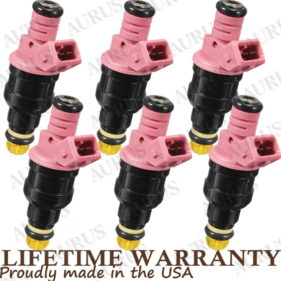 6 inyectores de combustible OEM Bosch para BMW 528i 328is 328i Z3 M3 I6 1996-2000 0280150440 Foto 1 de 4