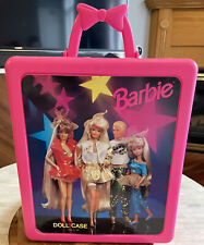 Vintage Barbie Hollywood Hair Doll Case Closet With Used Clothes