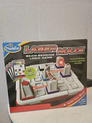 ThinkFun Laser Maze Beam-Bending Logic Game 2012 Tested & Works  - Image 1 of 4