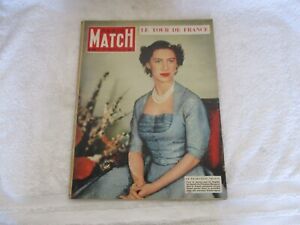 PARIS MATCH N°225 JUILLET 1953 LA PRINCESSE TRISTE MARGARET - TOUR DE FRANCE