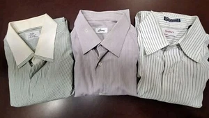 Vintage Lot Of 3 Men's Sz 42 16.5 Shirts Brioni Marol Sero Shirtmakers - Picture 1 of 17