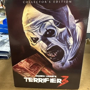 Terrifier 3 Collector's Edition Art Blu-Ray New w/ slipcover ENGLISH SEALED - Picture 1 of 2