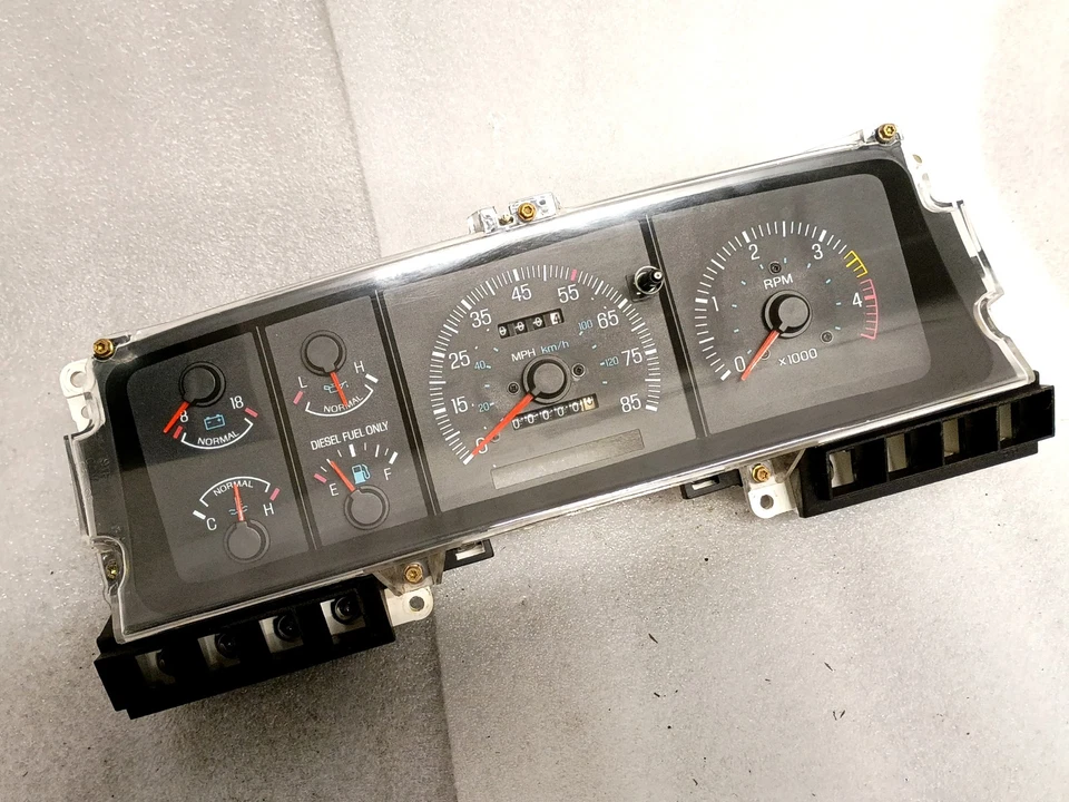 87-91 柴油 Tach 规格簇翻新 F150 F250 F350 野马 — 第 1/4 张图片