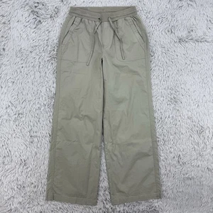 Pact Hose Damen XS Shadow Green Monterey Popeline weites Bein Bio Baumwolle Stretch - Bild 1 von 10