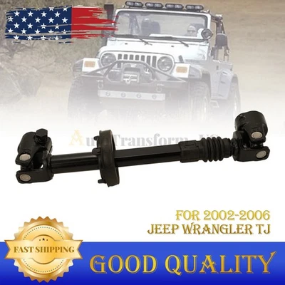 NEW 55315014AD For 2002-2006 Jeep Wrangler TJ Steering Column Intermediate Shaft Foto 1 de 4
