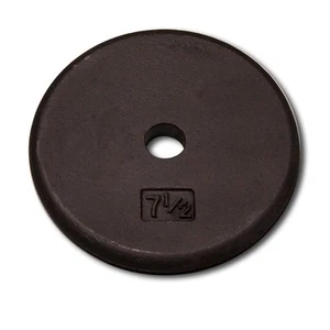 Standard Black Iron Weight Plate - Perfect for Strength Training, Home Gym, a... - Picture 1 of 1