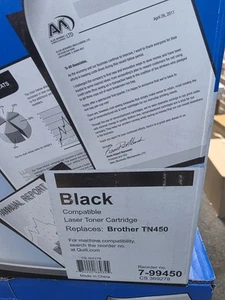 Cartuccia toner nero ad alta resa marca Quill TN450 per stampanti laser Brother - Foto 1 di 2