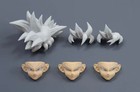 TK custom  Ultra Instinct Goku 2.5 1/12 shf UI goku Head kit Compatible 2.0 body