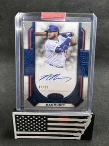 MAX MUNCY 2024 TOPPS TIER ONE PRIME PERFORMERS BLUE FOIL AUTO /99  - Picture 1 of 2